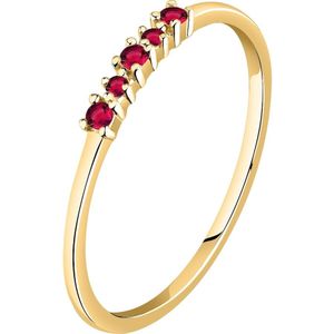 Live Diamond - Damenring 375er Gelbgold, recycelt Ringe 1 ct (167.39 € / 1 ct)