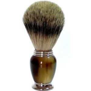 Golddachs - Rasierpinsel Galalith mit Zupfhaar Rasur 1 ct Herren (38.99 € / 1 ct)
