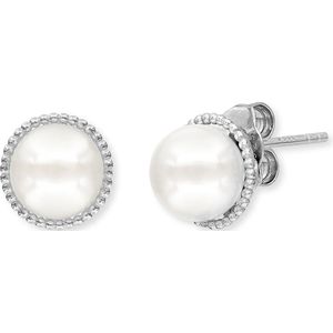 Engelsrufer - Ohrstecker 925er Silber, Perle Ohrringe 1 ct Damen (53.29 € / 1 ct)