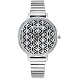 Julie Julsen - Damenuhr Edelstahl Quarzwerk Damenuhren 1 ct Weiss (99.89 € / 1 ct)