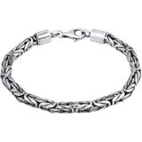 KUZZOI - Herren Königskette Rund 925 Silber Herrenschmuck 1 ct (152.99 € / 1 ct)