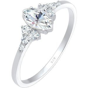 Elli - Elli Ring Marquise Kristalle Valentin 925 Silber Ringe 1 ct Damen (22.99 € / 1 ct)