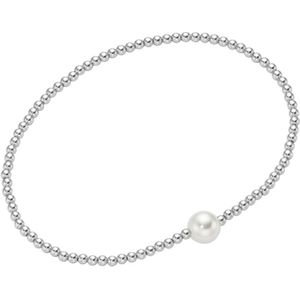 Smart Jewel - Armband Silber-Kugeln und Glasperle, Silber 925 Armbänder & Armreife 1 ct Silber Damen (38.24 € / 1 ct)