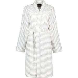 Cawö - Cawö Bademäntel Damen Kimono Struktur 1214 weiß-silber - 76 1 ct Weiss (128.59 € / 1 ct)