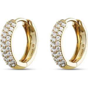 FAVS - Creolen 375er Gelbgold Ohrringe 1 ct Damen (398.99 € / 1 ct)