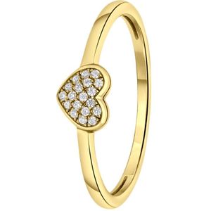 Lucardi - Ringe 925 Silber - goldfarbig Herrenschmuck 1 ct Damen (23.99 € / 1 ct)