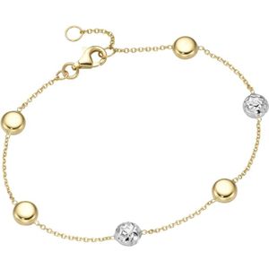 Luigi Merano - Armband Ankerkette mit linsenförmige Zwischenteilen, Gold 585 Armbänder & Armreife 1 ct Gold Damen (424.14 € / 1 ct)