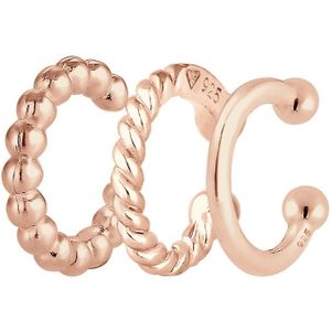 Elli - Earcuff 3er Set Kugel Geo Minimal 925 Silber Earcuffs 1 ct Damen (49.99 € / 1 ct)