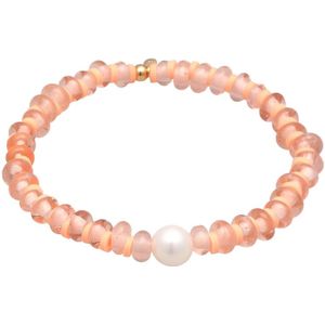 Elli - Glas Perlen Heishi Disc Muschelkernperle 925 Silber Armbänder & Armreife 1 ct Damen (34.89 € / 1 ct)