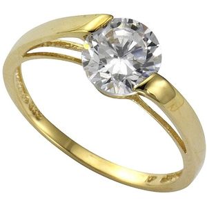 Fascination by Ellen K. - Ring 333/- Gold Zirkonia weiß Ringe 1 ct Damen (228.99 € / 1 ct)