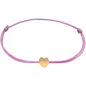 Elli - Herz Liebe Textilband Trend 925 Silber Armbänder & Armreife 1 ct Damen (34.99 € / 1 ct)