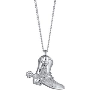 KUZZOI - Western Boots Anhänger 925 Sterling Silber Ketten 1 ct Herren (59.99 € / 1 ct)