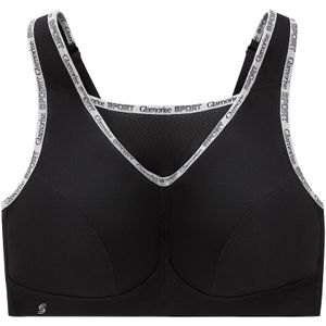 GLAMORISE - Sport-Bustier mit bestem Halt - Schwarz Unterwäsche 1 ct Damen (44.1 € / 1 ct)