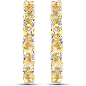 Rafaela Donata - Ohrringe Sterling Silber Peridot in Silber Creolen 1 ct Damen (97.99 € / 1 ct)