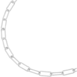 Giorgio Martello Milano - Kette Kordel-Optik, Silber 925 Ketten 1 ct Silber Damen (158.99 € / 1 ct)