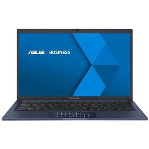 ASUS ExpertBook B1 B1400CENT-EK4938R - Scharnier 180 graden - Intel Core i5 - 1135G7 / tot 4.2 GHz - Win 10 Pro - Intel Iris Xe Graphics - 16 GB RAM - 256 GB SSD NVMe - 14"" 1920 x 1080 (Full HD) - Wi-Fi 6 - sterzwart