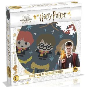 Winning Moves Harry Potter Kerstmis op Zweinstein Puzzel 500 stukjes