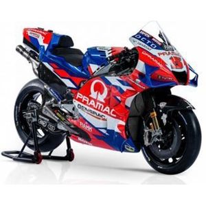 Maisto 1/18 Moto GP Racing Ducati Pramac 5 Johann Zarco Voertuig