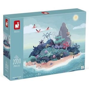 Janod Mysterieus Eiland Puzzel 2000 stukjes