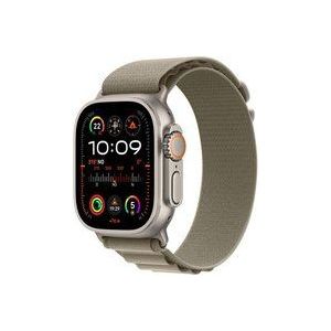 Apple Watch Ultra 2 - GPS + Cellular - 49mm - Titanium Case with Olive Alpine Loop - Medium�