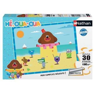 Nathan Oua Oua op het strand kinderpuzzel 30 stukken