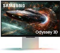 Samsung Gaming Monitor Odyssey 3D G90XF 27 165 Hz 4K UHD Zilver
