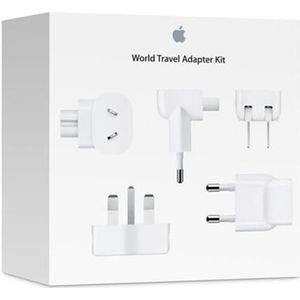 Apple World Travel Adapter Kit - Adapterpakket voedingsconnector - voor MacBook; MacBook Air (Eind 2018, Medio 2019), with Retina display; MacBook Pro