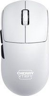 CHERRY Xtrfy M68 Pro - Muis - optisch - 5 knoppen - draadloos - 2.4 GHz - USB draadloze ontvanger - wit