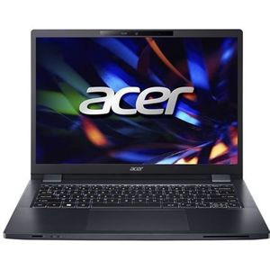 Acer TravelMate P4 14 TMP414-53-TCO - Intel Core i7 - 1355U / tot 5 GHz - Win 11 Pro - Intel Iris Xe Graphics - 16 GB RAM - 512 GB SSD - 14"" IPS 2240 x 1400 (WQXGA) - Wi-Fi 6E - leiblauw - tsb Belgisch