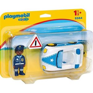 PLAYMOBIL 1.2.3 Politiewagen - 9384