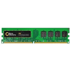 CoreParts - DDR2 - module - 1 GB - DIMM 240-pins - 667 MHz / PC2-5300 - niet-gebufferd - niet-ECC - voor HP Business Desktop dc7800; Workstation xw4600; HPE Compaq Business Desktop dc7700