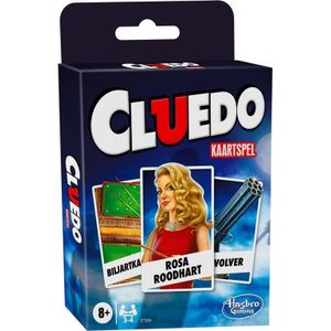 Hasbro Gaming Cluedo Kaartspel - Speel het klassieke Cluedo speurdersspel in een geweldig kaartspel