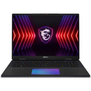 MSI Gaming Laptop Titan 18 HX A14VIG-006FR 18"" Intel Core i9 64 GB RAM 2 TB SSD Zwart - Franse Azerty