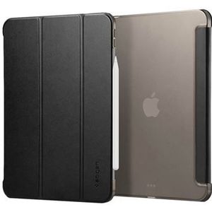 Spigen Smart Fold - Flip cover voor tablet - polycarbonaat, polyurethaan leer - zwart - 10.9 - voor Apple 10.9-inch iPad