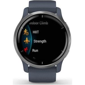 Garmin Smartwatch Collection Venu 2 Zilver met Blauwe band