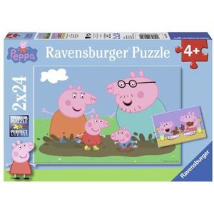 Ravensburger Puzzel Peppa Pig - 2x24 Stukjes - Kinderpuzzel