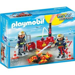 Playmobil City Action 5397 Brandweerlieden met vuurapparatuur