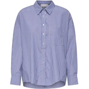 ONLY Blouse 'ONLEMA'  lichtblauw / zwart / wit