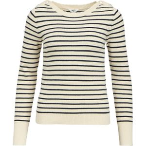 OBJECT Trui 'OBJPOLINA'  crème / zwart