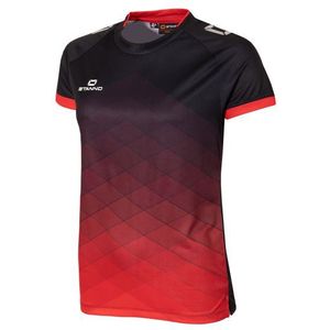 Altius Shirt Ladies Zwart-Rood XL