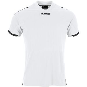 Fyn Shirt km Wit-Zwart XL