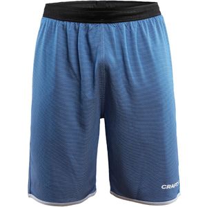 PROGR REVERSIBLE BASK SHORTS M Blauw-Wit XXL