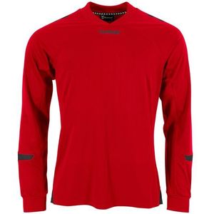 Fyn Shirt lm Rood-Zwart XL