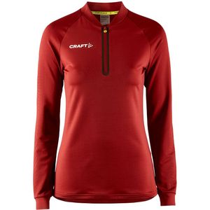 EXTEND HALF ZIP W Donder Rood-Zwart XXS