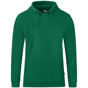 Sweater met kap Organic groen XXXXXL