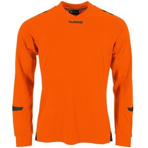 Fyn Shirt lm Oranje-Zwart S