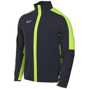 Dri-FIT Academy Men's Woven Soccer Track Jacket Blauw-Lime-Wit XS
