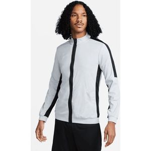 Dri-FIT Academy Men's Knit Soccer Track Jacket Grijs-Zwart-Wit XS