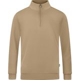 Jako - Organic Ziptop - Zand - Heren - Duurzaam en Sportief