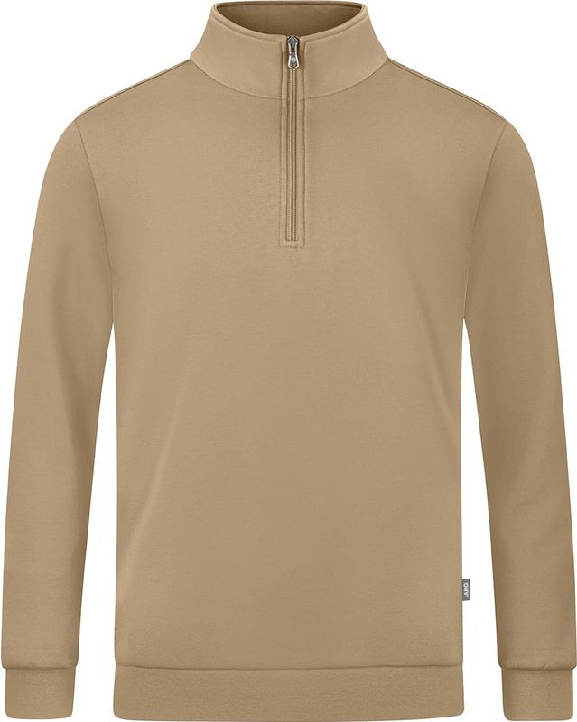 Jako - Organic Ziptop - Zand - Heren - Duurzaam en Sportief